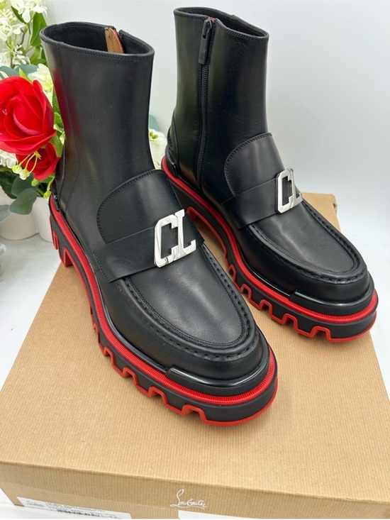 Christian Louboutin Other - Men’s Christian Louboutin DUNE leather ankle boots size 43 made in Italy